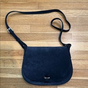 Celine Lefebure Navy Suede Bag